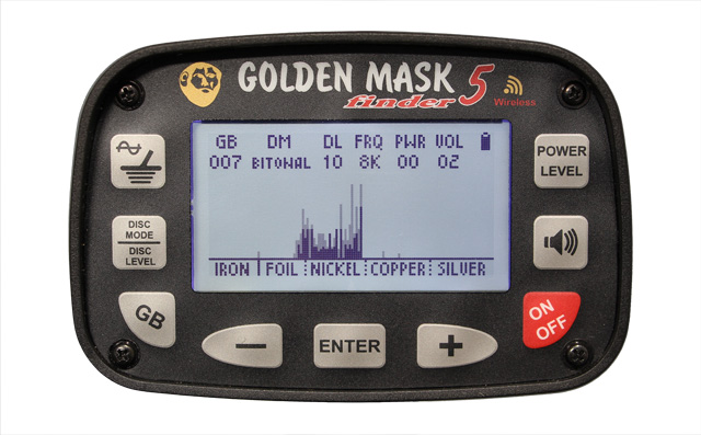 Box detektoru kovů Golden Mask GM5