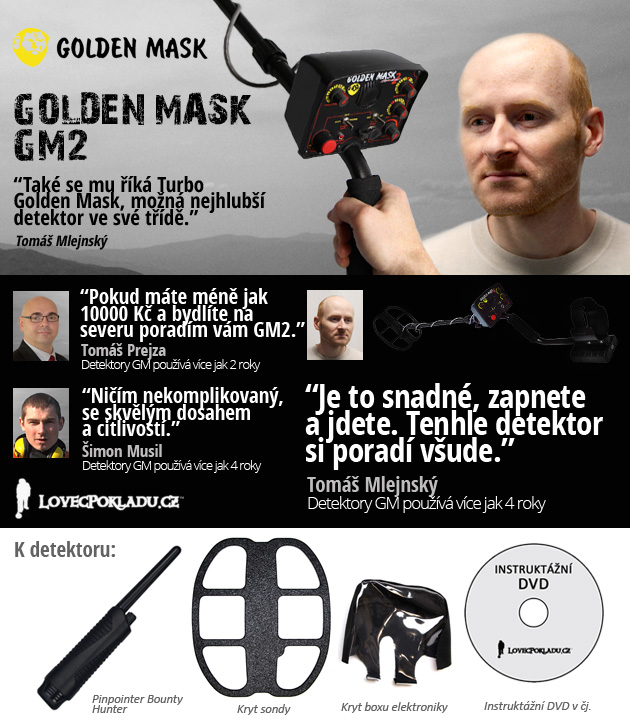 Detektor kovů Golden Mask GM2
