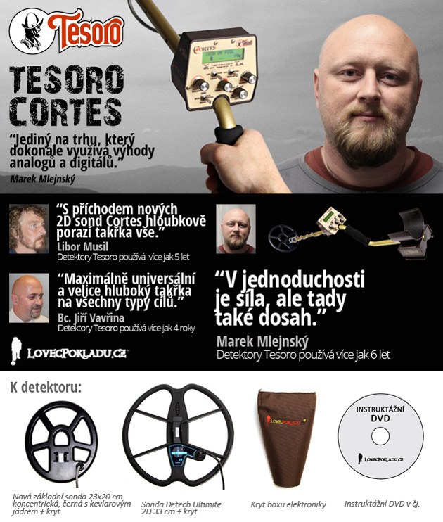 Detektor kovů Tesoro Cortes
