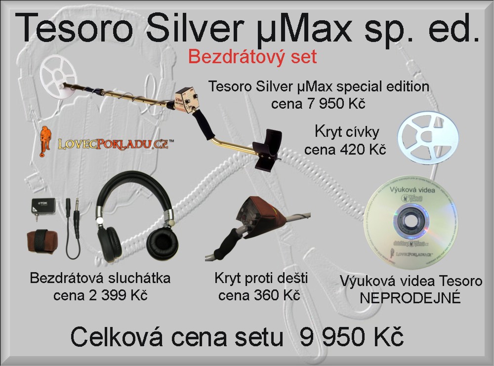Detektor kovů Tesoro Silver SP