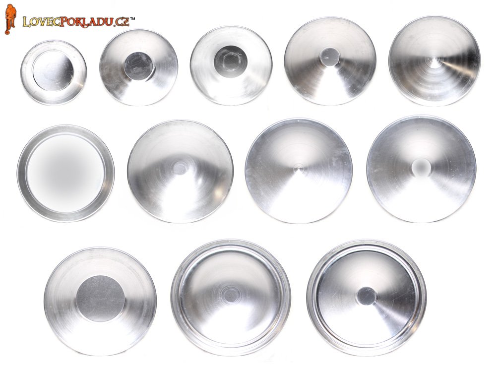 Aluminum pans for panning for gold