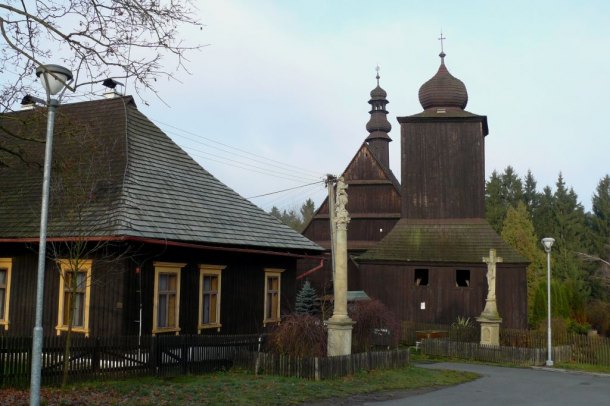 Dřevěný kostelík Liberk.