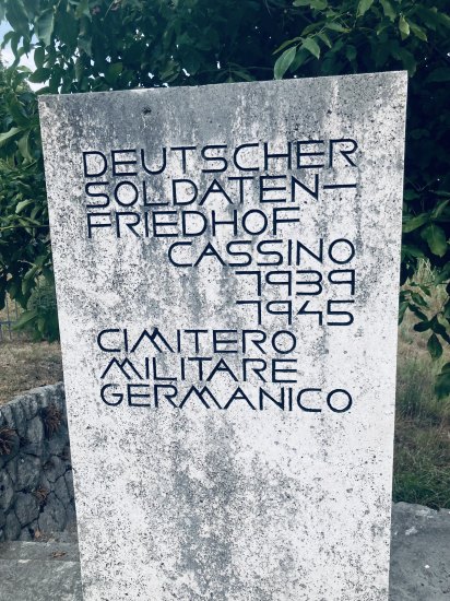Monte Cassino  -deutscher soldaten -friedhof Cassino