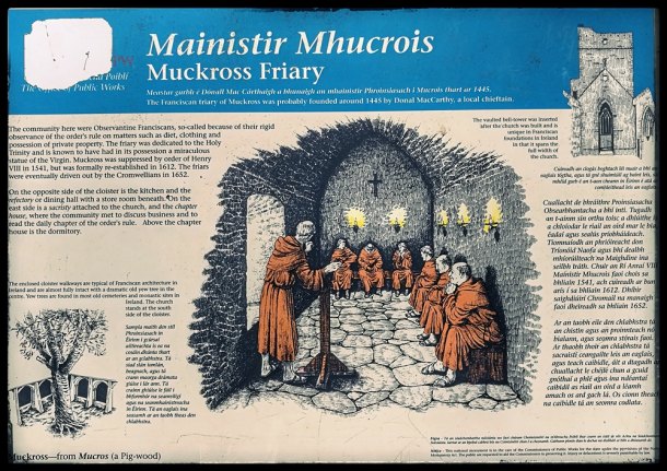 Opatství Muckross Abbey, Irsko